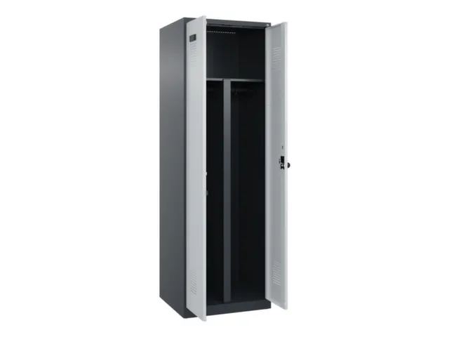 PBM-locker,HxBxD 1850x600x500mm,2vak,vak B 300mm,draaigrendel