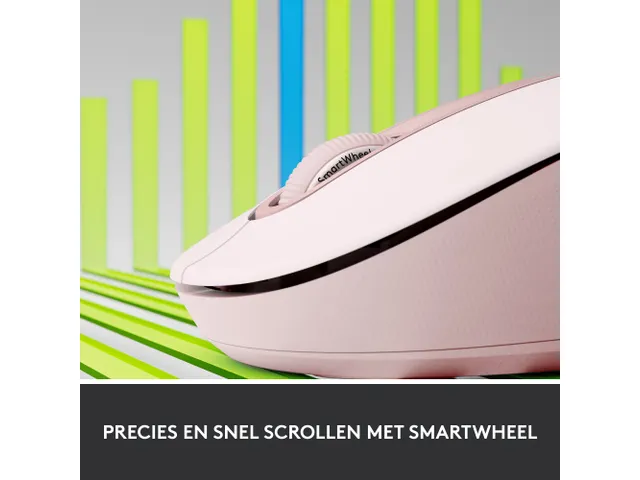 Logitech Signature M650 Muis Maat L Roze