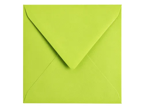 Envelop Papicolor 140x140mm appelgroen pak à 6 stuks