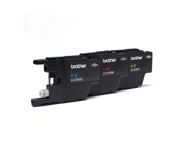 Brother LC-1240 Inktcartridges Cyaan Magenta Geel