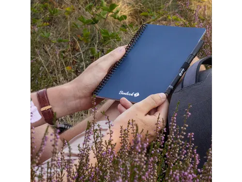 Notitieboek Bambook Navy A5 lijn 40pagina's uitwisbaar blauw
