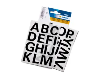 Etiket Herma 4167 25mm Letters A-Z Zwart Folie 28 stuks - 3