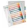 Tabblad Leitz WOW A4+ 11-gaats 1-12 PP assorti