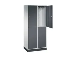 grootvolume garderobekast,HxBxD 1950x820x500mm,2x2vak.,vak B 360mm