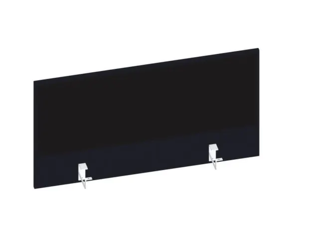 baliepaneel,v. bureau,aanbouw achter,B 1000mm,CC-zwart,BN8033-zwart