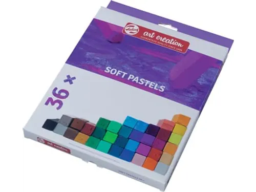 Softpastels, Doos à 36 Stuks Assorti Kleuren