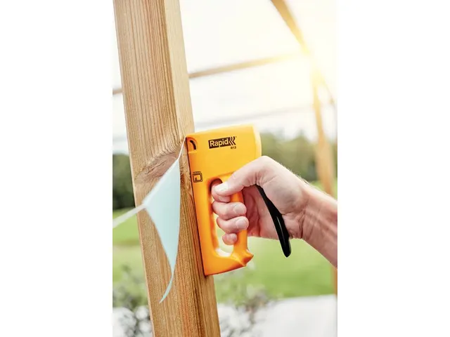 Nietpistool Rapid 13E 13/4-10 ABS geel blister