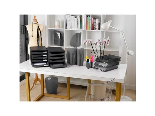 Brievenbak COMBO MID I muisgrijs glossy