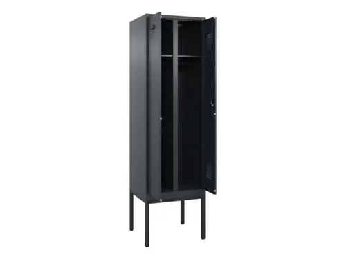 locker voor scheiding van kleding,HxBxD 2120x600x500mm,2vak