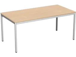 Bureau Hxbxd 720x1600x800mm Bladdecor Beuken Frame Ral7035