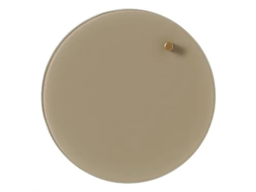 Glasmagneetbord Naga rond 25cm beige