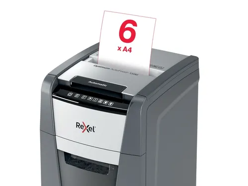 Papiervernietiger Rexel Optimum Auto+ 130M snippers 2x15mm