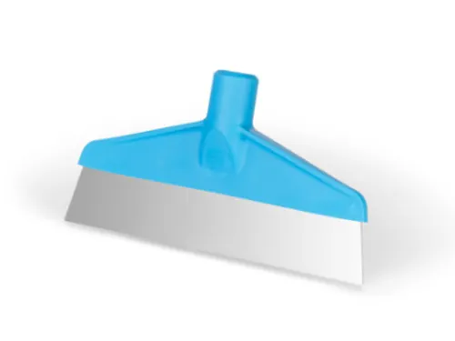 Vikan Hygiene Tafel- en Vloerschraper RVS Blad 245x70mm Blauw