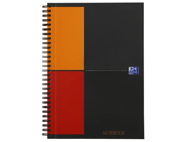 International notebook B5 geruit 5mm 80 vel grijs