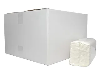 Handdoek Blanco C-vouw 2-Laags 31x25cm 16x152 stuks - 1