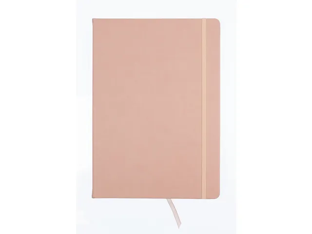Schetsboek Kangaro A4 oud roze PU HC 80 blad 140gr roomwit met elastie