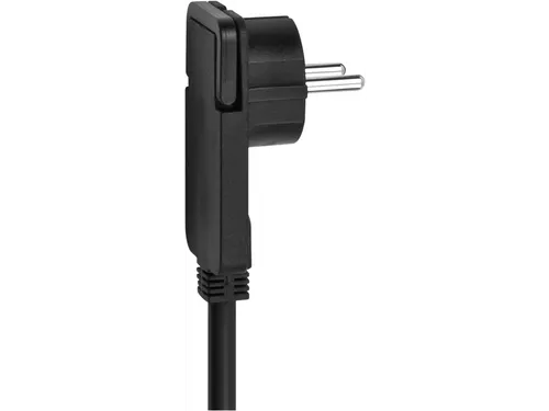 Stekkerdoos Brennenstuhl Comfort Plus 6vdig incl platte stekker 2m zw