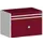 ladekast HxBxD 700x1050x750mm 2laden RAL7035 front RAL3004