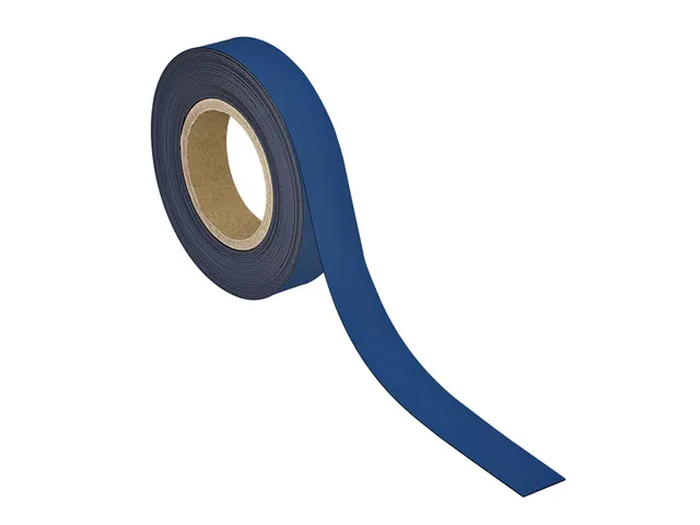 Magneetband MAUL beschrijf- wisbaar 10mx30mmx1mm blauw