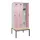 locker met bank,HxBxD 2120x900x815mm,3vak,vak B 300mm,draaigrendel