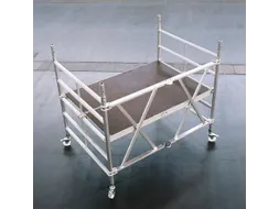 Vouwsteiger Aluminium H 2.95m Steigerafmetingen Hxbxd 1.65x1.35x1.80m