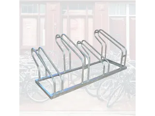 Fietsenrek BRASQ 4 fietsen BS400 zilver - 7