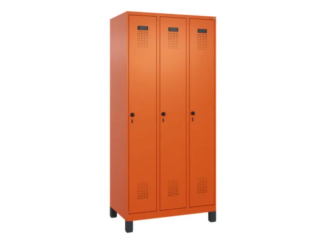 locker voor scheiding van kleding,HxBxD 1950x900x500mm,3vak