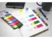 Marque-pages Info page marker 18x55mm 6x 25 pièces 6 couleurs