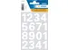 Etiket Herma 4170 25mm Getallen 0-9 Wit Folie 2 vel