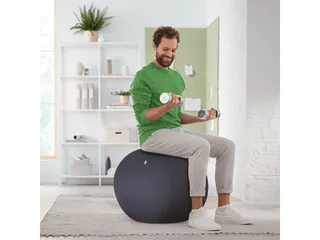 Leitz Ergo Actieve Zitbal anti-rol 55cm Donkergrijs - 8