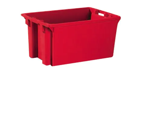 Draaistapelbak Pp Hxlxb 300X600X400Mm 50L Rood