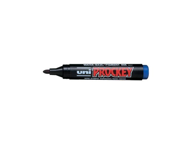 Uni PROCKEY permanent marker PM-122, 1,8 - 2,2 mm, blauw | FlipoverOnline.be