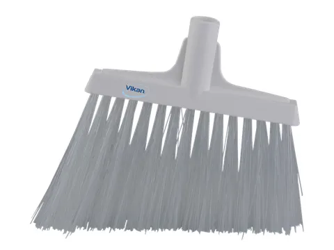 Hygiene 2914-5 hoekbezem wit harde lange schuine vezels 290mm