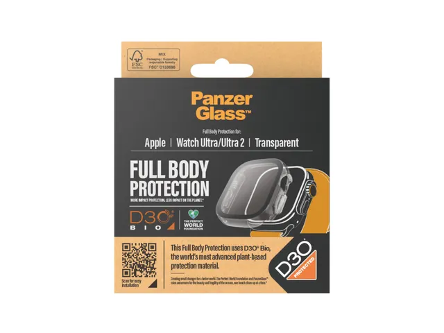PanzerGlass Full Body Transparent w. D3O Apple Watch Ultra | Ultr