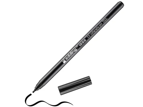Kalligrafiepen edding 1255 zwart 2.0mm