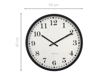 Wandklok NeXtime Dickens Large 50 cm wit - 6