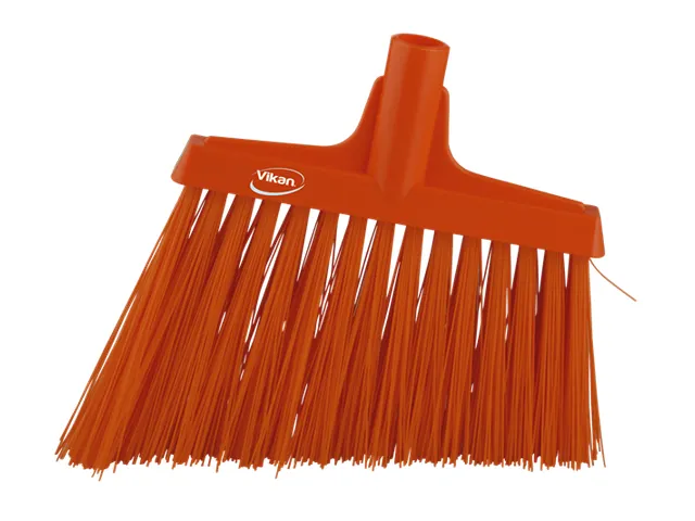 Hygiene 2914-7 Hoekbezem oranje harde lange schuine vezels