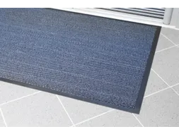 schoonloopmat,HxLxB 7x1800x1200mm,zwart/blauw
