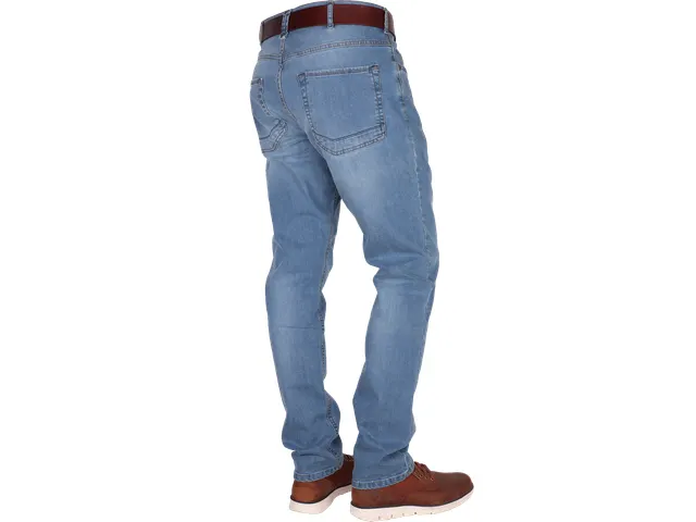 Jean Crosshatch Vesper, bleu, taille 34/34, la pièce