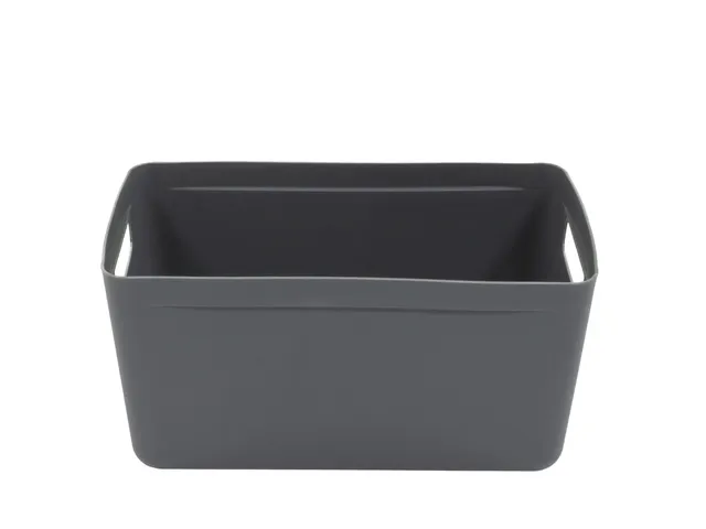 Boîte de rangement Kangaro 8 litres + couvercle anthracite 3 pièces