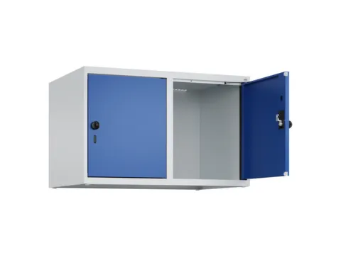 opzetkast,v. locker,2vak.,vak B 400mm,HxBxD 500x800x500mm,draaigrendel