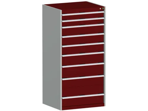ladekast,HxBxD 1600x800x750mm,9lade(n),lade voor zware lasten