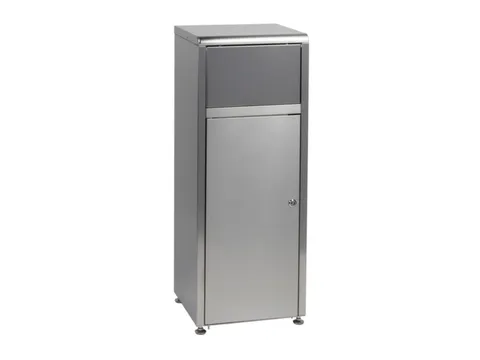 afvalbak opstelbaar 50 Liter 1opening(en) romp RVS