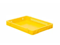 Euronorm-Stapelbak 4.5l Hxlxb 50x400x300mm Wanden Open Geel