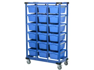 transportwagens voor houders,HxLxB 1805x1120x590mm,draagverm. 250kg - 1