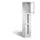 Lockerkast 1800x320x500mm 1x3 vakken Cilinderslot, Sokkel, RAL7035