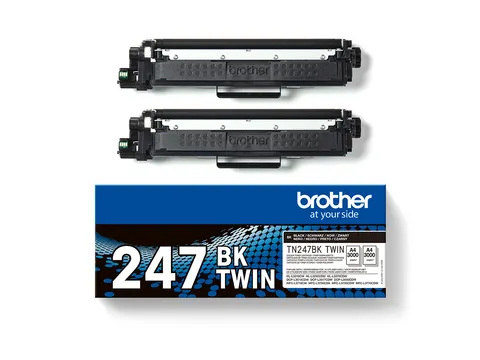 Brother Toner TN247BKTWIN Zwart Dubbel Verpakking