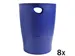 Papiermand Ecobin 15 Liter Donkerblauw