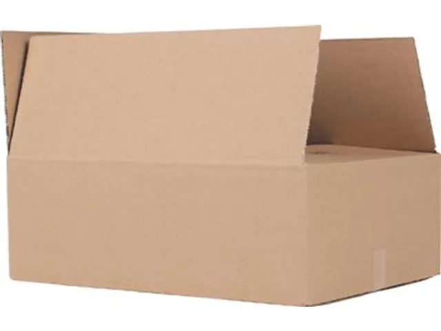 Verzenddoos enkele golf 3 mm bruin 305 x 220 x 100 mm