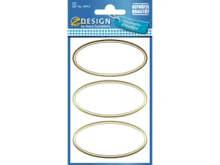 huishoudetiket Z-design Home pakje a 2 vel goud - 1